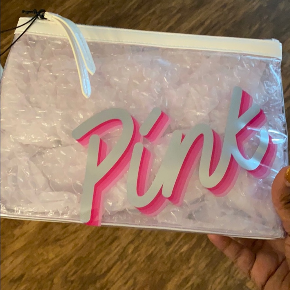 PINK makeup bag/toiletry bag